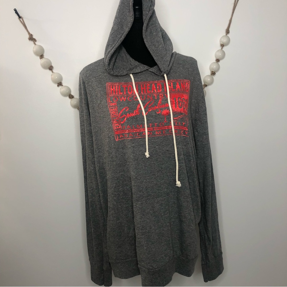 Jamaican Me Crazy Hilton Head Island SC Slim Shady Palm & Moon Hoodie XL
